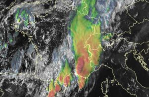 Temporali Francia satellite 21 settembre