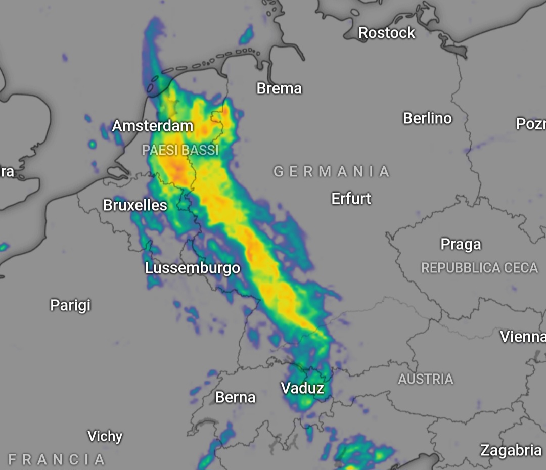 Temporali Germania radar