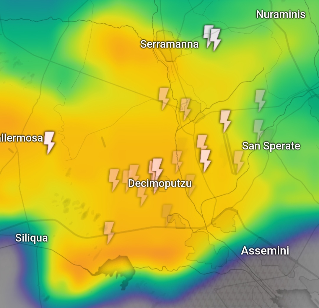 Temporali Sardegna Decimoputzu