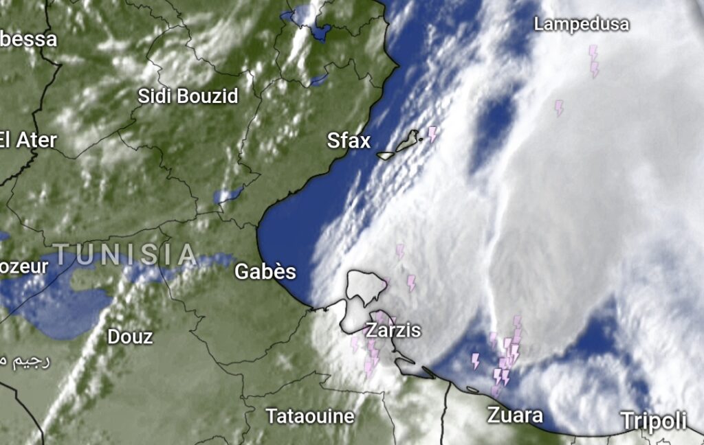 Temporali Tunisia settembre