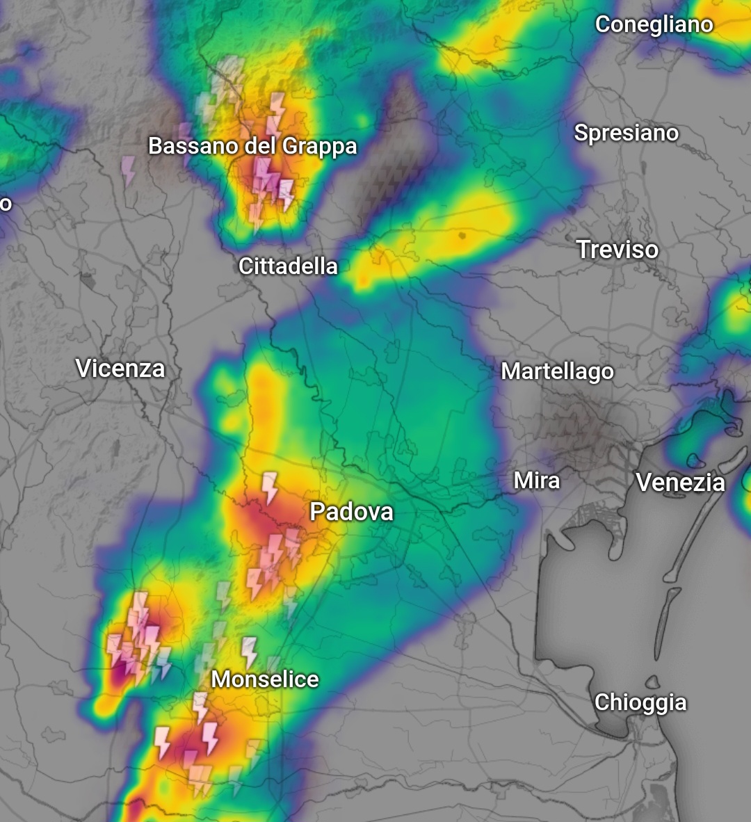 Temporali Veneto Grappa