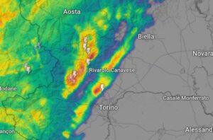 Temporali val d'Aosta e Piemonte