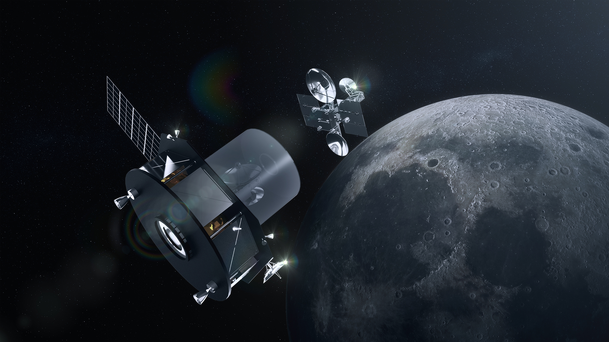 Comunicazione e navigazione lunare: nasce la partnership Telespazio-ispace