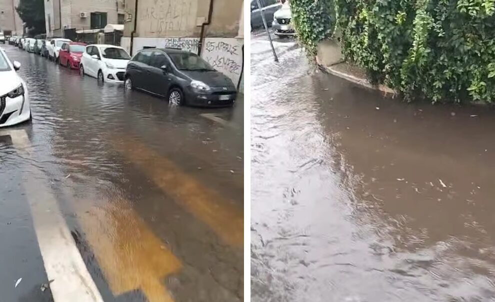 allagamenti maltempo roma cristoforo colombo garbatella