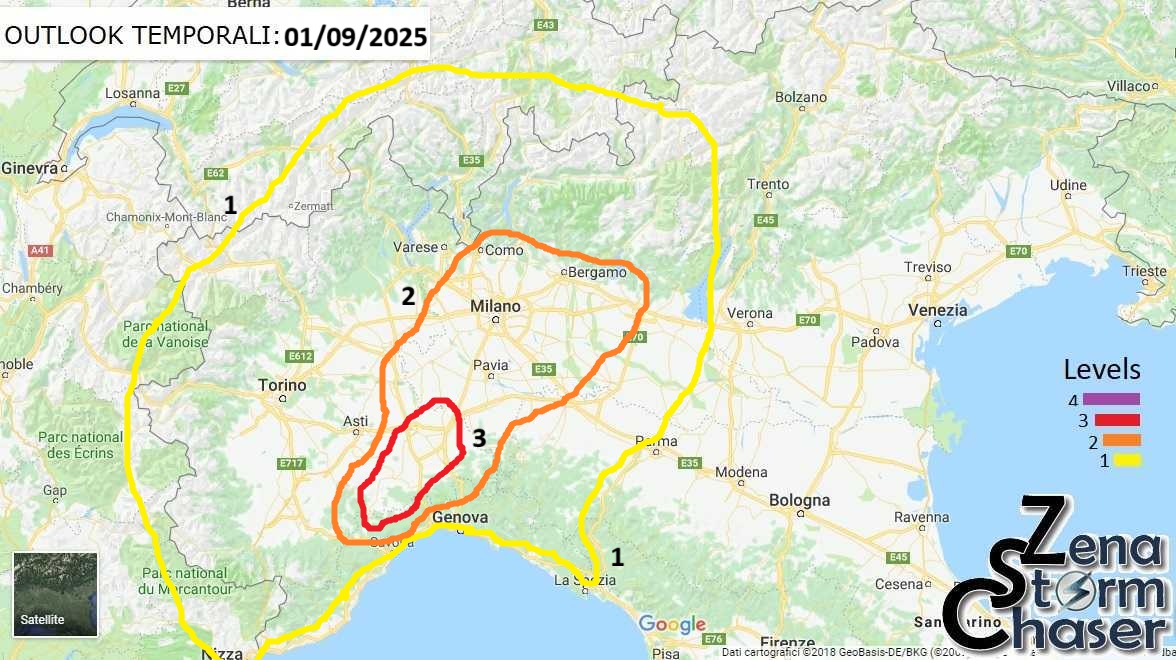 allerta meteo 1 settembre 2025