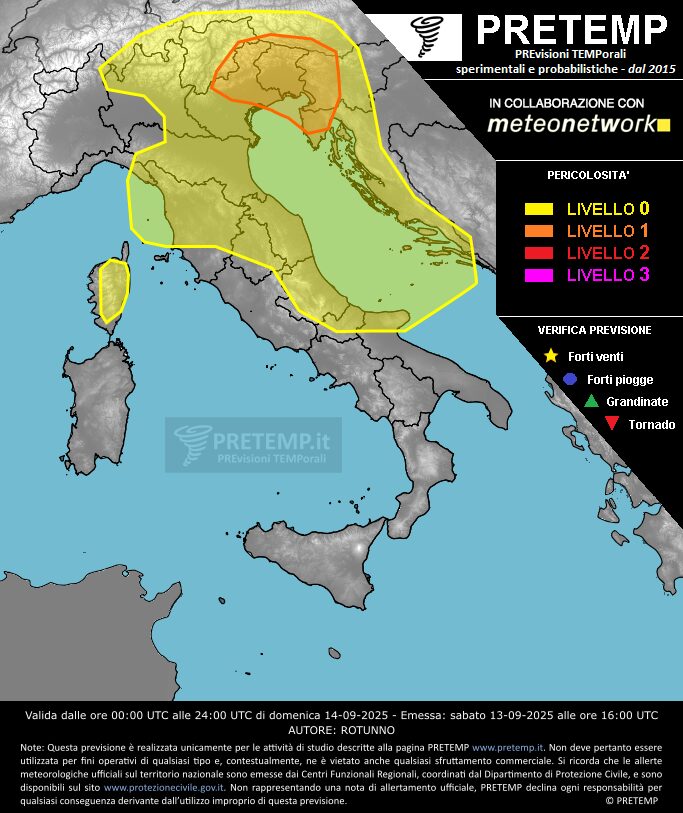 allerta meteo 14 settembre