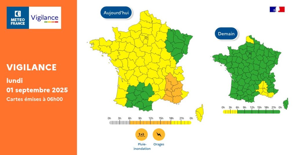 allerta meteo francia
