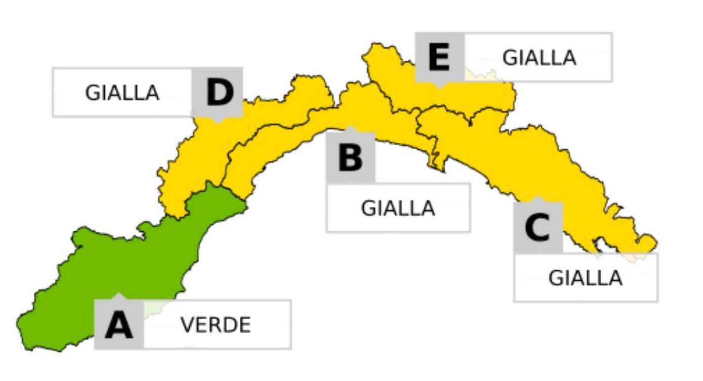 allerta meteo liguria