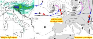 allerta meteo maltempo nord est previsioni anticiclone delle azzorre