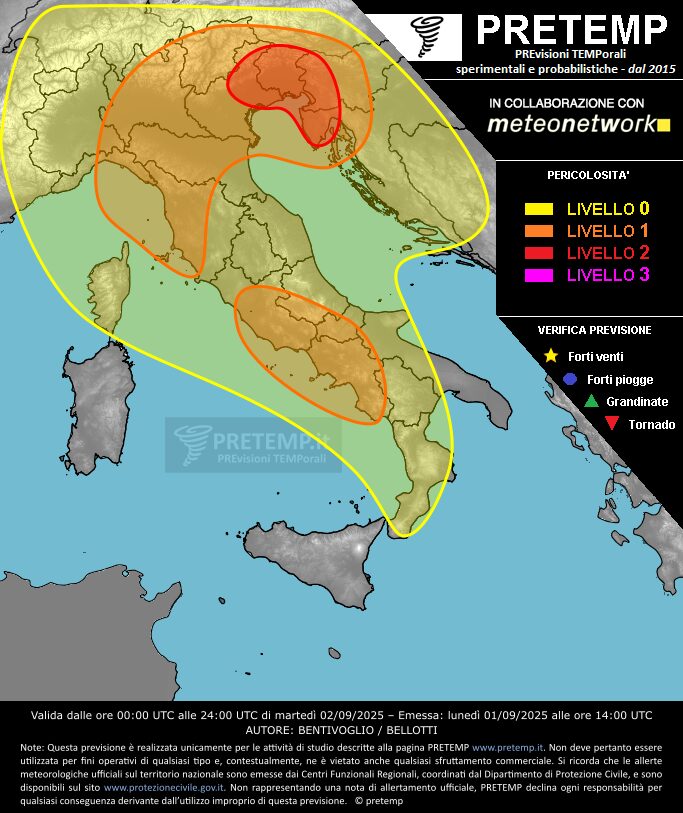 allerta meteo oggi 2 settembre