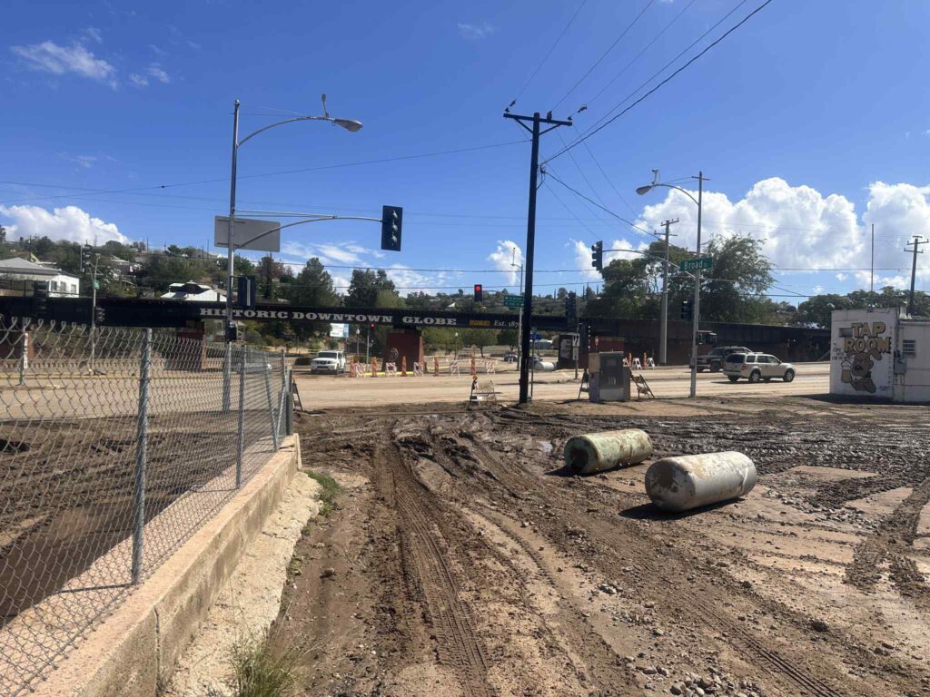 alluvione lampo globe arizona usa