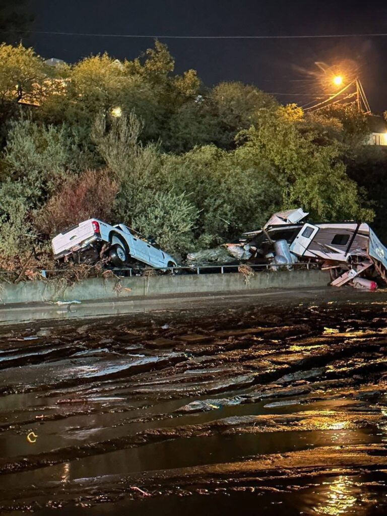 alluvione lampo globe arizona usa
