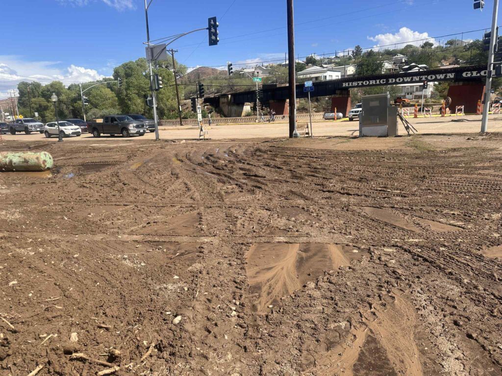 alluvione lampo globe arizona usa
