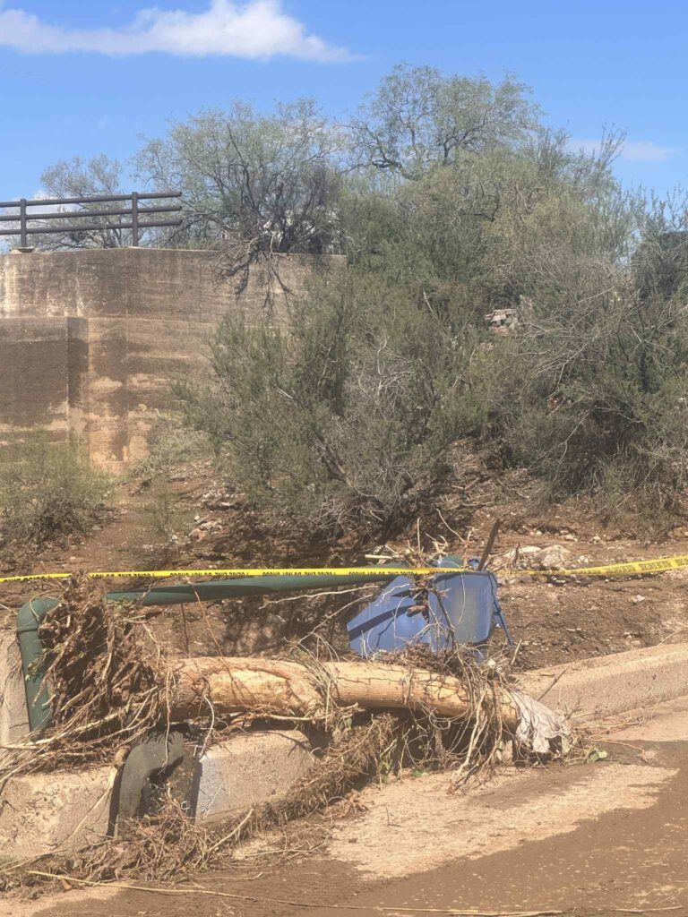 alluvione lampo globe arizona usa