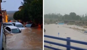 alluvione spagna ex uragano gabrielle