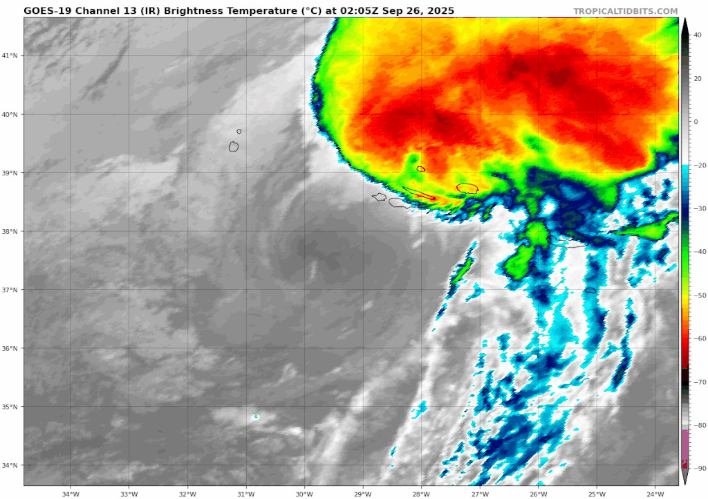 ciclone gabrielle uragano azzorre
