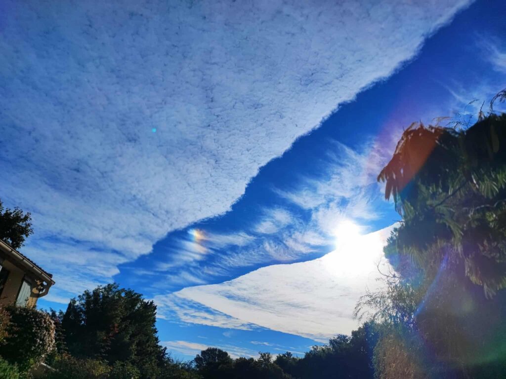 cielo nuvole virga francia
