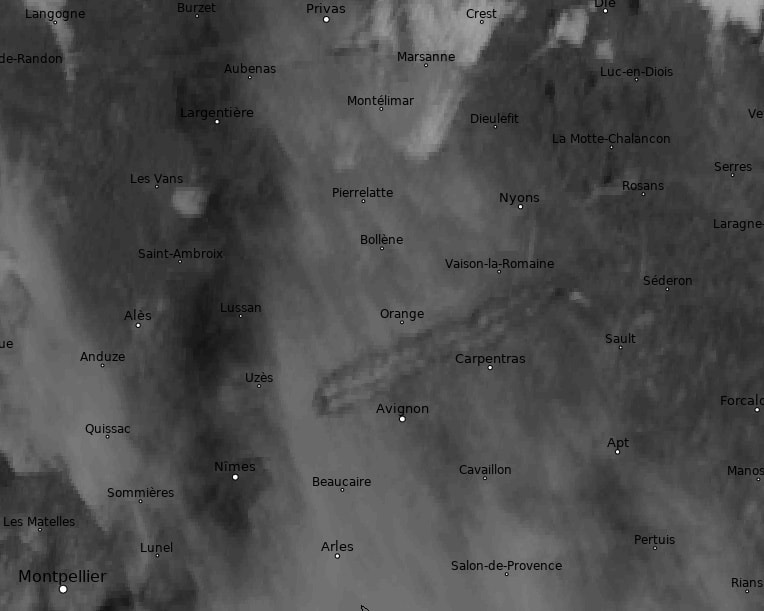 cielo nuvole virga francia