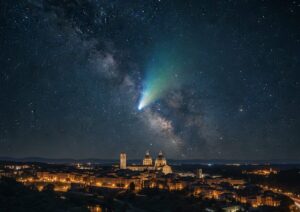 cometa cielo italia