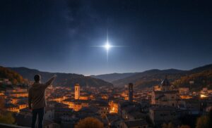 cos'è stella luminosa nord sud ovest est stasera tramonto alba