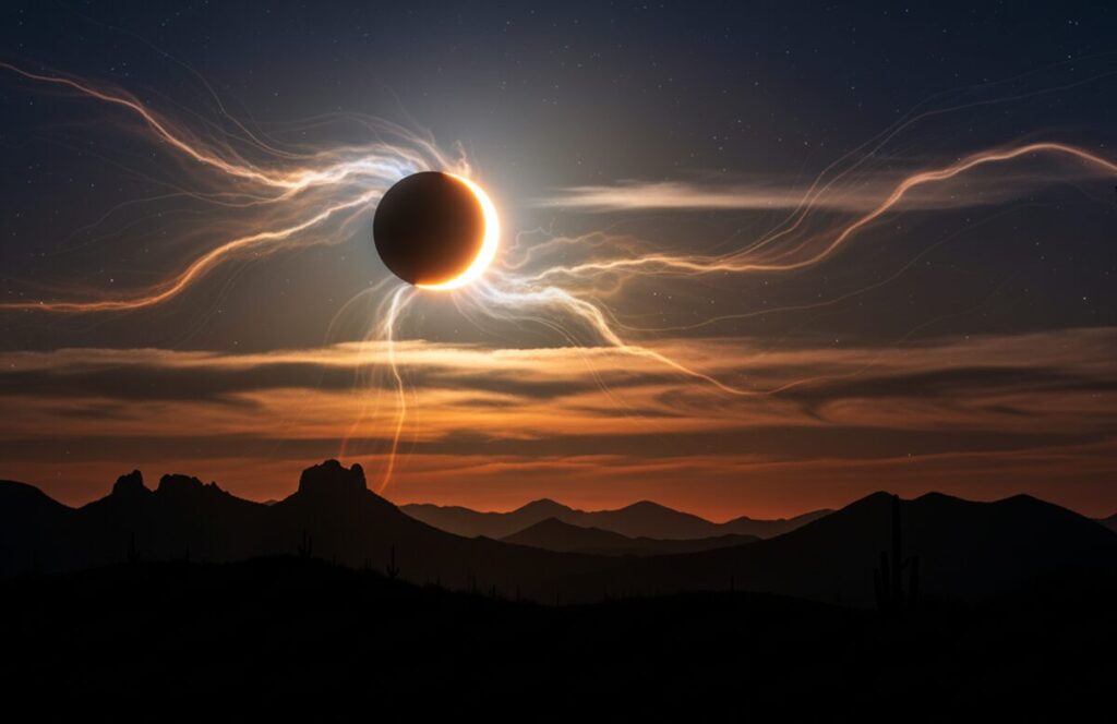 eclissi solare parziale luna sole