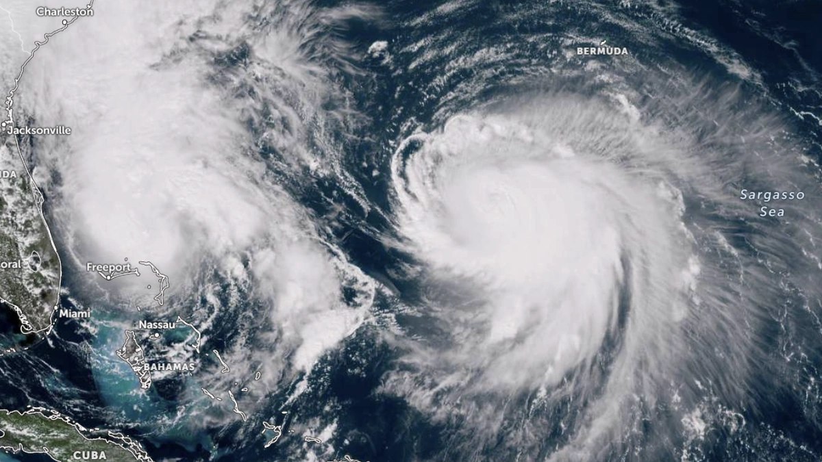 La “danza” furiosa di Imelda e Humberto tra Cuba, Bahamas e Bermuda: allagamenti e frane, 2 morti