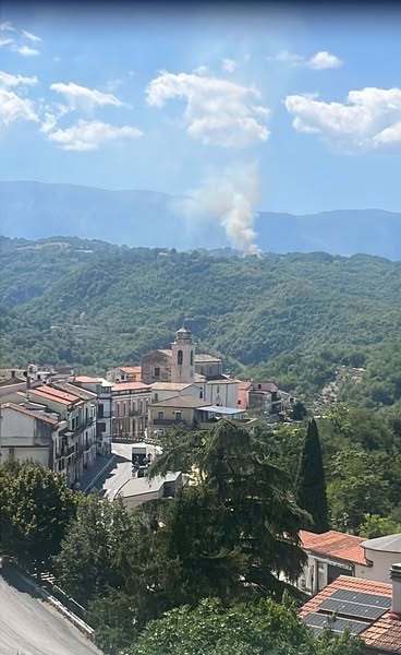incendio Abbateggio abruzzo