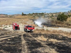 incendio agrigento