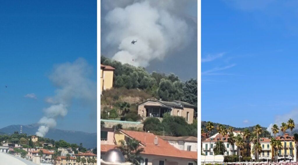 incendio diano marina liguria