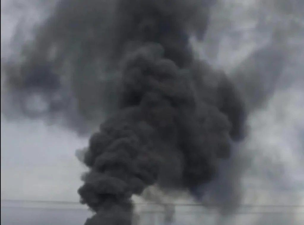 incendio giugliano campania