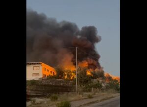 incendio ravanusa