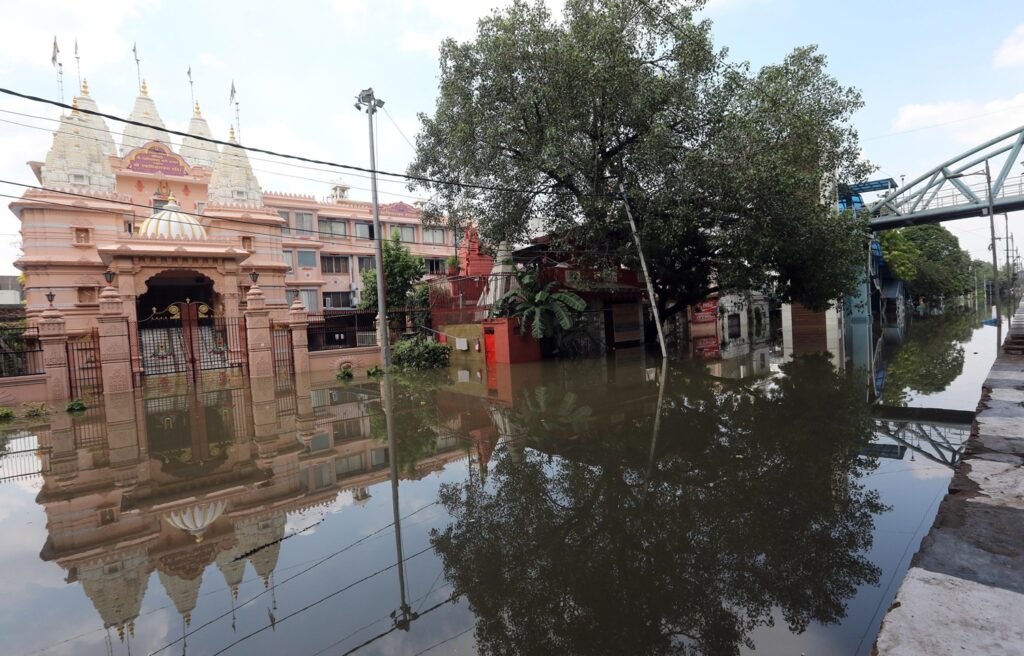 inondazioni delhi india