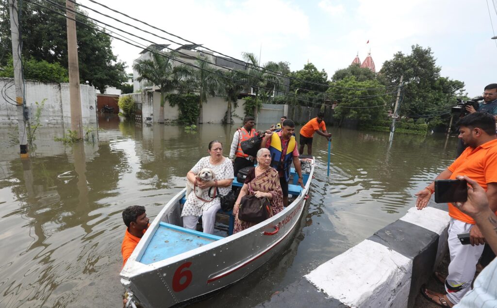 inondazioni delhi india