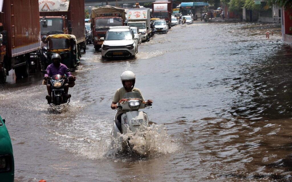 inondazioni delhi india