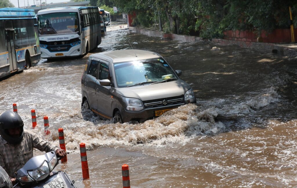 inondazioni delhi india