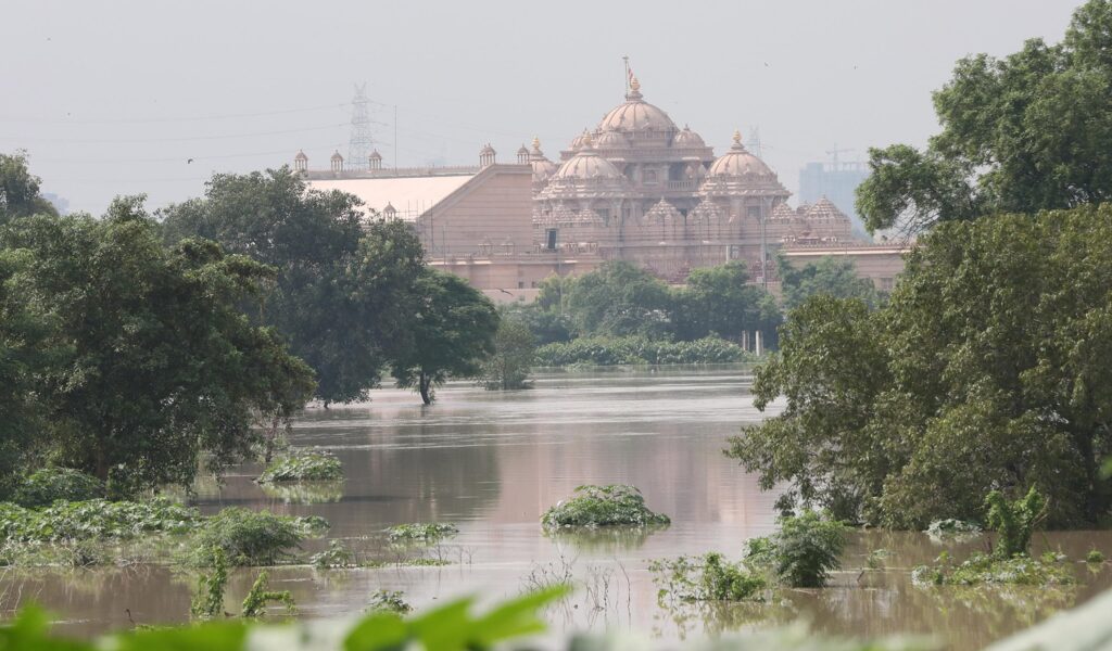 inondazioni delhi india