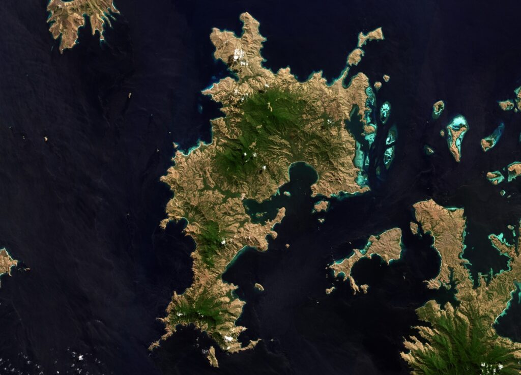 isola komodo indonesia