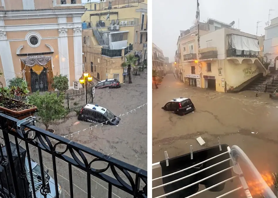maltempo alluvione lampo ischia