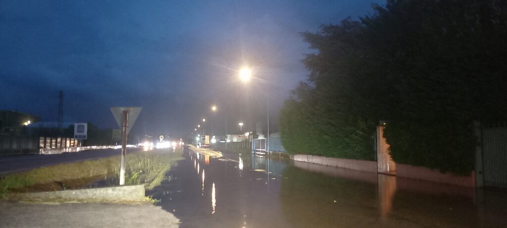 maltempo badia polesine veneto