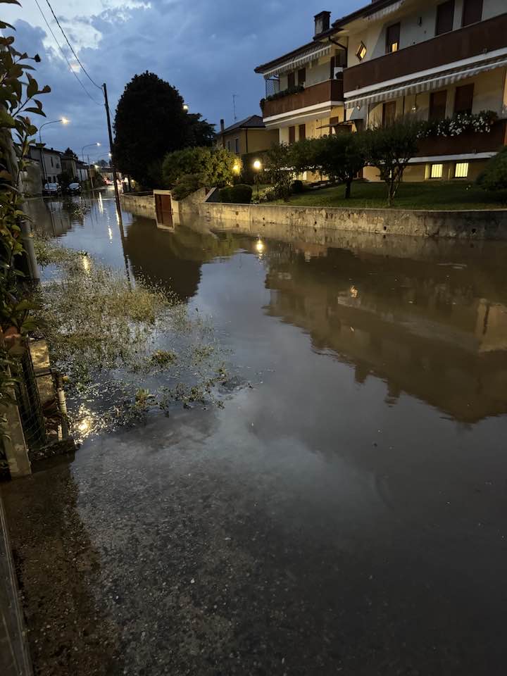 maltempo badia polesine veneto