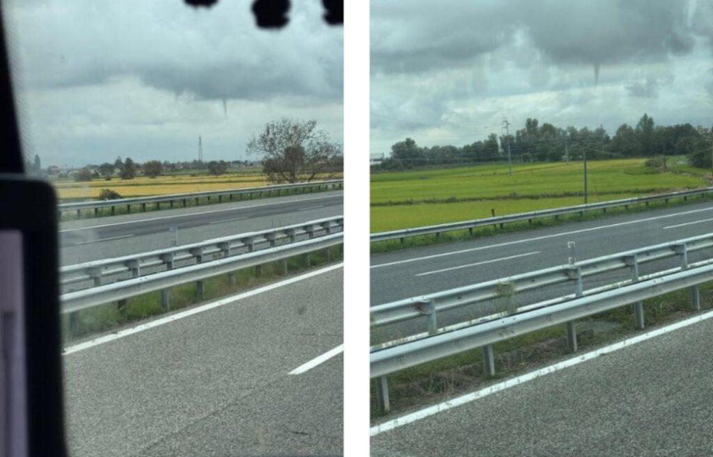 maltempo funnel cloud casale monferrato piemonte