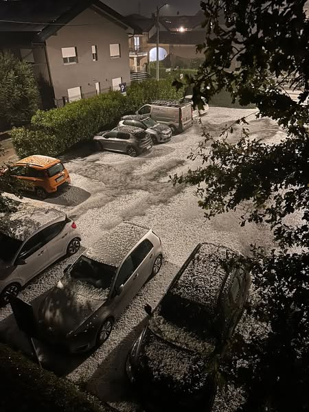 maltempo grandine avigliana piemonte