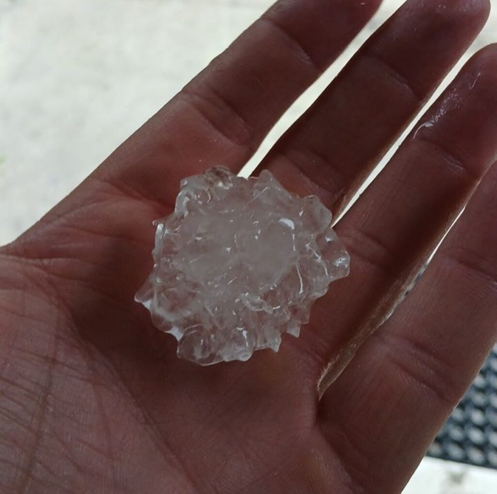 maltempo grandine codogno lombardia
