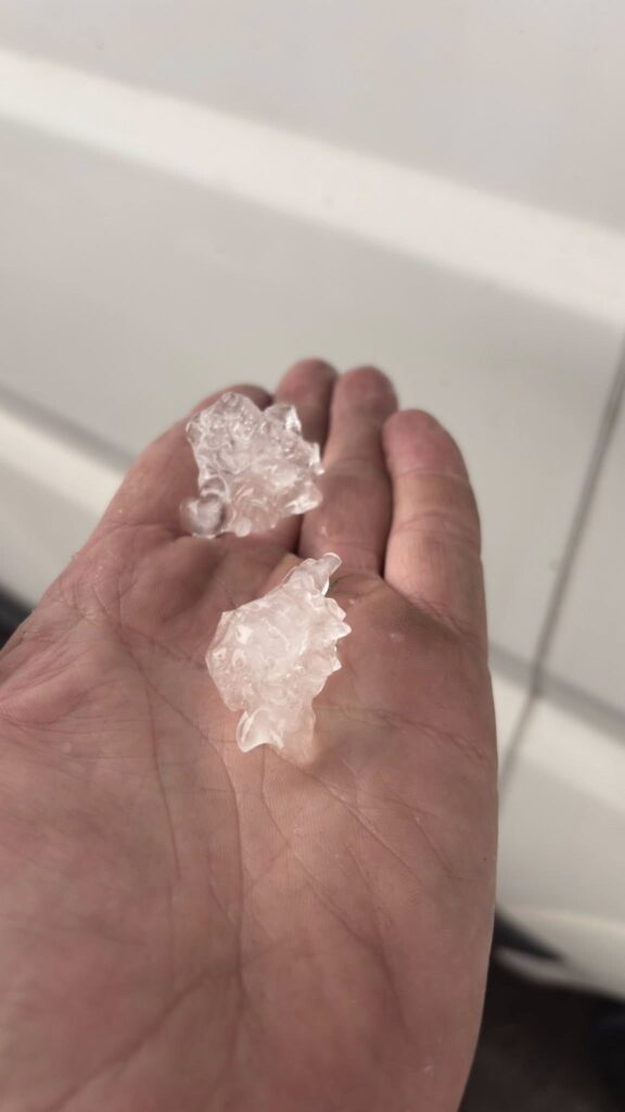 maltempo grandine codogno lombardia