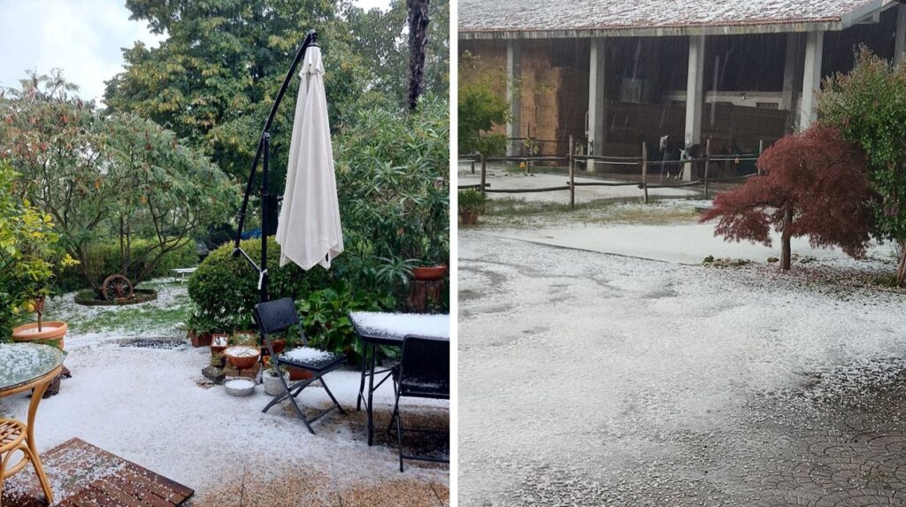 maltempo grandine piemonte