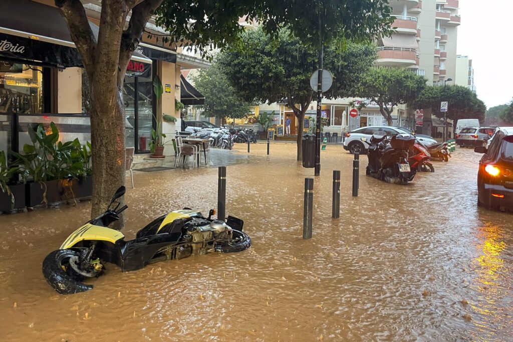 maltempo ibiza spagna
