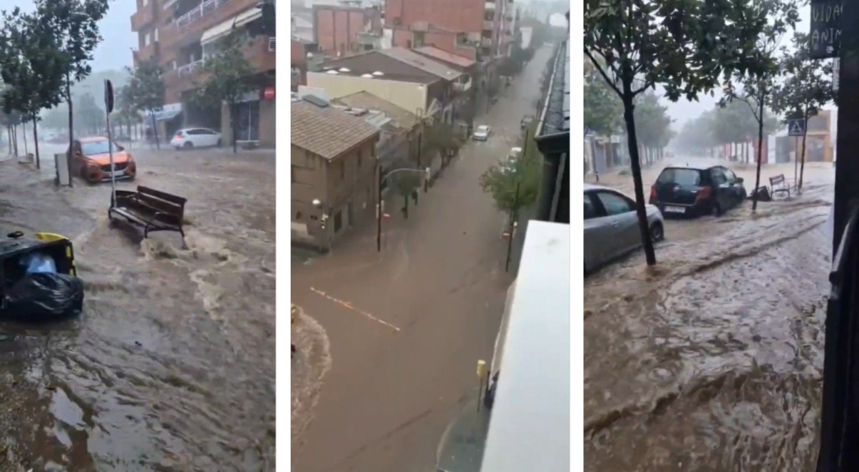 Maltempo Spagna, piogge torrenziali in Catalogna: inondazioni improvvise e grandine in diversi comuni | VIDEO