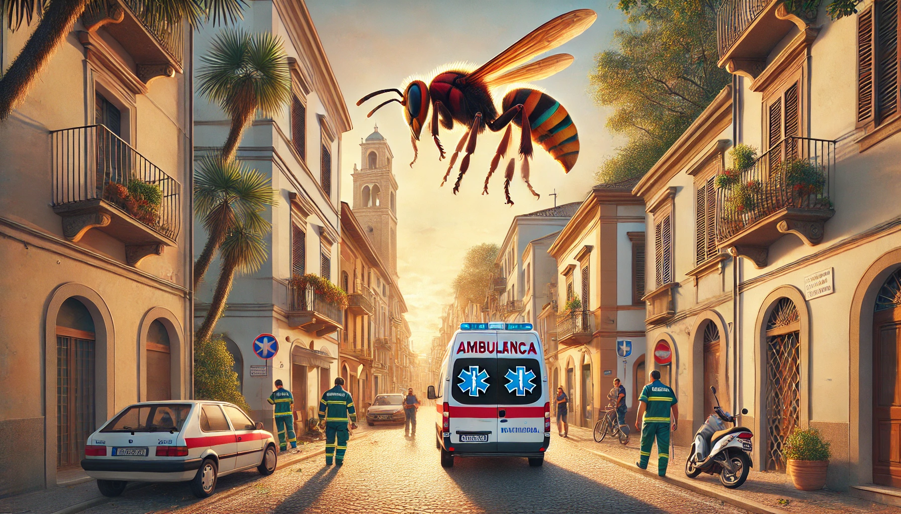 Tragedia a Catanzaro, 47enne muore dopo una puntura di un calabrone