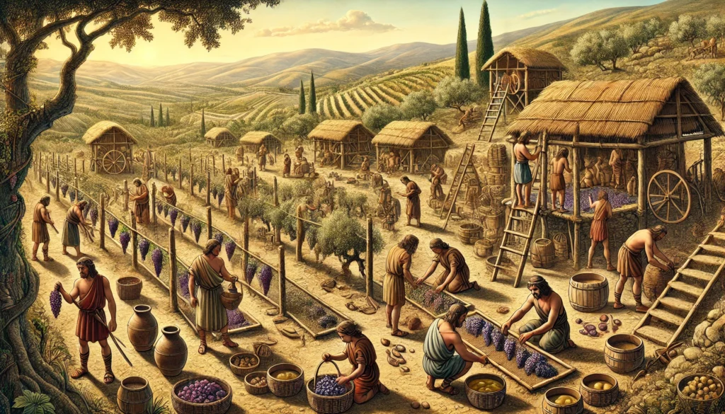 popolazioni età bronzo-ferro vite olivo