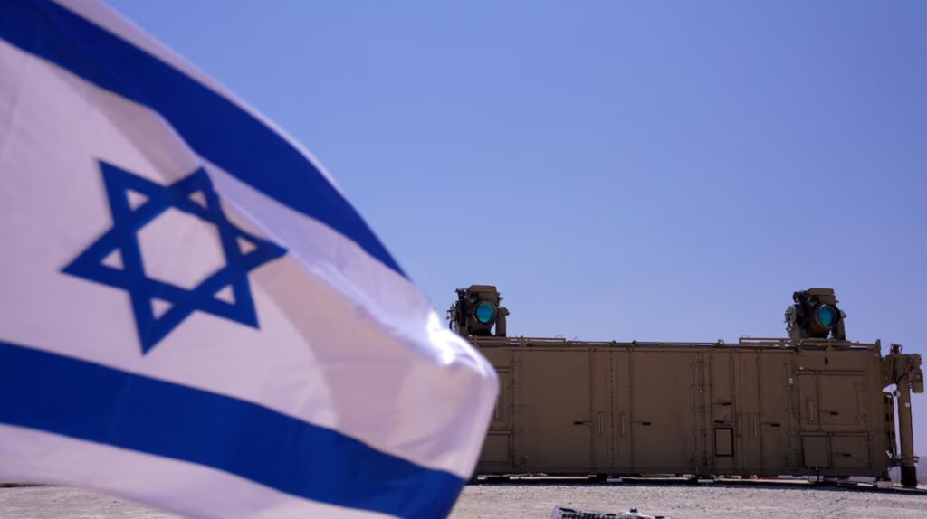 sistema laser antimissile israele